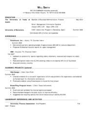 Your professional look, one click away. Attachment Transfer Resume Template And Education Examples Mccombsresumeformat Below You Will Find Examples Of How To Include Your Prior Educational Course Hero