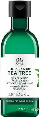 Home products skincare body cleanser & shower gel tea tree body wash. Cleansing Face Wash Gel The Body Shop Tea Tree Skin Clearing Facial Wash Makeup Uk