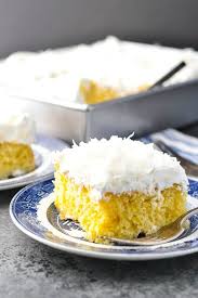 Coconut Cream Cake Recipe Fruity Cake Coconut Cake Recipe Cake Recipes