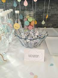 Baby shower in the rain. Baby Shower For My Precious Sister Rain Drops Cloud Theme Raindrop Baby Shower April Baby Shower Rainbow Baby Shower