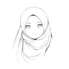 Cara membuat kartun muslimah dengan photoshop. Pin Oleh Sara Di Islamic Anime Tutorial Gambar Kartun Sketsa Cara Menggambar