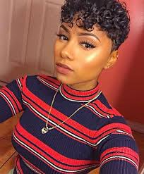 Prom hair for black girls can be anything: Pinterest Lovemebeauty85 Natural Hair Styles Curly Hair Styles Short Hair Styles