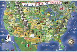 Reward members earn points on this purchase. Buy Usa Map Puzzle 1000 Piece For Adults United States Of America Patriotic Jigsaw Puzzle Bonus Fact Poster By A2play Premium Materials 27 5 X 19 7 In Online In Turkey B08k8zq79z