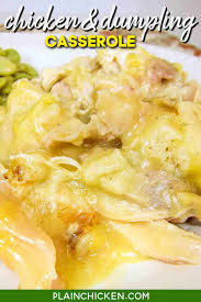 You can make it ahead and freeze it, or put it together that night. Chicken Dumpling Casserole Plain Chicken