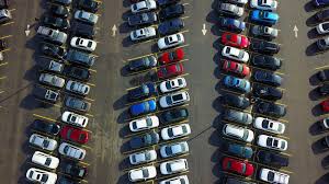 Parking Lot Full Of Cars Bird S Eye View 3 Stock Footage Full Cars Parking Lot Car Bird S Eye View Birds Eye Parking Lot