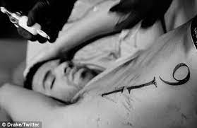 Welcome to the b happy lounge! Drake Unveils New Tattoo In Homage To Aaliyah And His Home Town Daily Mail Online