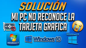 You have just chosen a driver to download. Mi Pc No Reconoce La Tarjeta Grafica O Gpu En Windows 10 8 7 5 Soluciones 2021 Youtube