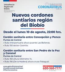 El ministerio de salud anunció la implementación de un cordón sanitario para el gran concepción durante este fin de semana largo. Gobierno Regional Del Biobio On Twitter Buen Dia Recuerda Que Esta Noche A Partir De Las 22 00 Horas Comienzan Dos Nuevos Cordones Sanitarios Entre Concepcion Y Penco Y Entre San Pedro De
