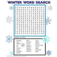 Word search puzzles for 5 year olds. Winter Word Search Worksheets Printables Scholastic Parents