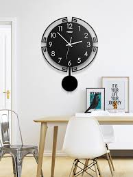 Free delivery and returns on ebay plus items for plus members. Vintage 3d Digital Swing Wall Clock Modern Design Acrylic Pendulum Creative Watch Living Room Home Decoration Hanging Clocks T200103 From Xue10 33 32 Dhgate Com