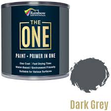Dark grey exterior wood paint. One Paint One Coat Multi Surface Paint For Wood Metal Plastic Interior Exterior Dark Grey Satin 250ml Buy Online In Angola At Angola Desertcart Com Productid 86385758