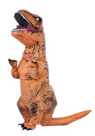 Child Inflatable Jurassic World T Rex Costume