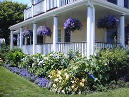 Ana Rosa Porch Landscaping Farmhouse Landscaping Front Porch Landscape