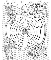 Download free halloween coloring pages from hallmark! Halloween Maze Coloring Page Crayola Com