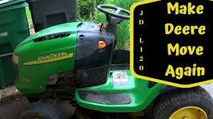 Park your john deere l120 lawn mower on a flat and level surface. John Deere L120 Hydro Fluid Change Part 1 Tuff Torq K46 Hd Youtube