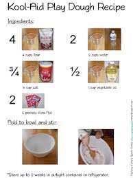 Speechie Freebies Scented Play Dough Recipe With Visuals Playdough Scented Play Dough Playdough Recipe
