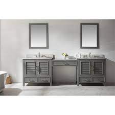 Available in multiple finishes, our varieties offer inspired styles from modern to traditional, that are sure to create that model home appeal. Design Element Es 102mc Gy Estate 102 Double Sink Bathroom Vanity Modular Set In Gray Bathroom Sink Vanities Accessories Tools Home Improvement Rayvoltbike Com