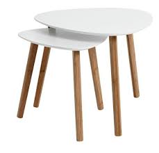 End Table Taps 40x40 White Bamboo Living Room Side Table Coffee Table Side Table