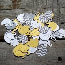 There are lots of fun ideas that you could use for a gender neutral baby shower, a birthday or dinner party. Grey And Yellow Chevron Elephant From Littlezebrasboutique Made