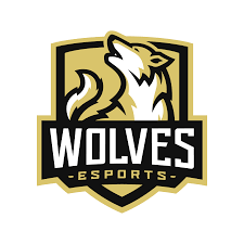 A monochromatic wolf logo conceived from a number of sketches and doodles. Logo Resources Wolves Esports