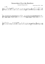 Piano sheet music letters piano music easy violin music music sheets guitar songs acoustic guitar flute sheet music: Somewhere Over The Rainbow Sheet Music For Flute Solo Musescore Com