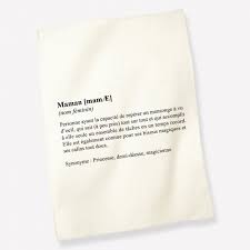 Grand Torchon 100 Coton Cadeau Maman Idee Cadeau Maman Maman