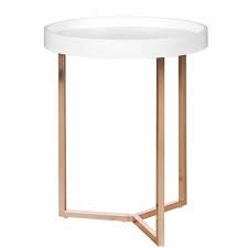 Beistelltisch Chopper Kupfer Weiss 51 Cm Hoch Tisch Kupfer Beistelltisch Tisch