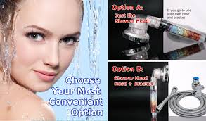 Chakra Crystal Shower HEAD. Natural Gemstones. Healing Crystals. Water Purification. Mineralization. PH Balance. Healing Energy. 7 Stones. Water