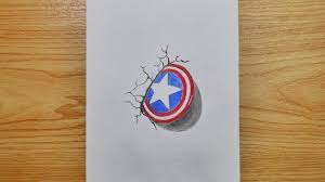 I read they have to be anodized. How To Draw A Captain America Shield Step By Step Easy Drawing Pencil Drawing Youtube