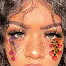 My inspiration for creating this look was the aesthetic of the . ï½ï½ï½ï½ï½ï½ï½ ï½ï½ï½ï½ï½ï½ï½ï½ï½ Face Paint Makeup Creative Makeup Creative Makeup Looks