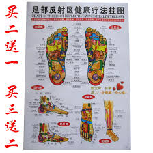 Usd 5 46 Human Meridian Acupuncture Chart Foot Reflection