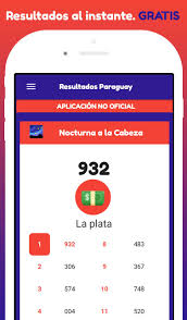 Y recibí los resultados en tu celular. Resultados Paraguay No For Android Apk Download