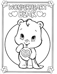 Wonderheart Care Bears Coloring Pages On Care Bears Coloring Pages Bear Coloring Pages Coloring Books Teddy Bear Coloring Pages