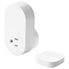Use my ikea tradfri switches right next to the dumb switch. Tradfri Control Outlet Kit Ikea