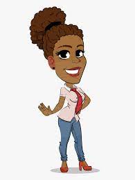 Maybe you would like to learn more about one of these? Flat Cartoon African American Girl Vector Character African American Animated Characters Vector Hd Png Download Kindpng