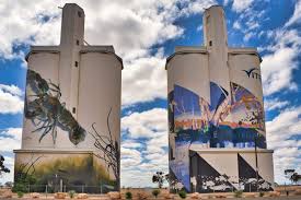 Waikerie Silo Front In 2020 Street Art Silos Melbourne Street