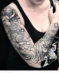Nenhuma Descricao De Foto Disponivel Space Tattoo Sleeve Space Tattoo Sleeve Tattoos