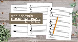 4 stave staff paper (portrait) 5 stave staff paper (landscape) 6 stave staff paper (portrait) Free Printable Music Staff Paper Paper Trail Design