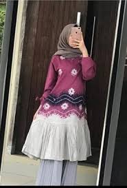 Model gamis sasirangan jilbab saudia. Model Baju Batik Atasan Model Baju Batik Sasirangan Kalimantan Selatan