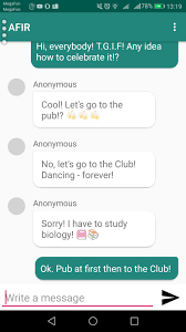 I couldn't miss the chance to practice my drawing! Afir Anonymous Chat Without Internet Access For Android Apk Download