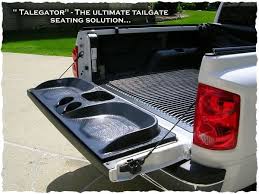 A functioning toyota tacoma tailgate may be necessary if you have to use it often to move stuff with a vehicle. Talegator Seating Solution Tailgate Accessories Tailgating Seating Truck Tailgate