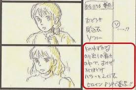 ハウルの動く城 絵コンテ豆知識 ソフィーはあるシーンを境に体型が変わる そのシーンとは ハウルの動く城 ハウル 絵コンテ