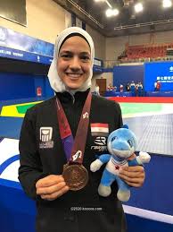 وحصلت على المركز الثالث والميدالية البرونزية خلال منافسات وزن 57 كجم في التايكوندو بدورة الألعاب. Ù‡Ø¯Ø§ÙŠØ© Ù…Ù„Ø§Ùƒ ÙÙŠ Ø­ÙˆØ§Ø± Ù„ÙƒÙˆÙˆÙˆØ±Ø© ÙƒØ¯Øª Ø£Ø¹ØªØ²Ù„ Ø§Ù„ØªØ§ÙŠÙƒÙˆÙ†Ø¯Ùˆ Ø¨Ø¹Ø¯ Ø£ÙˆÙ„Ù…Ø¨ÙŠØ§Ø¯ 2012