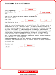 Business Letter Format Business Letter Format Business Letter Template Business Letter Layout