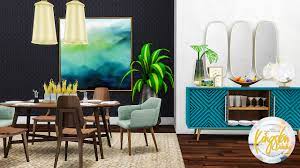simsational designs kingston dining 20 new dining room items retro dining rooms sims 4 kitchen sims 4 cc furniture
