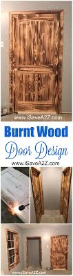 Burnt Wood Door Design Idea Door Design Wooden Doors Interior Wooden Door Design