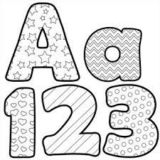 Black and white printable version of the alphabet with images and. Alphabet Letters For Coloring Black And White Alphabet Zen Coloring Clip Art