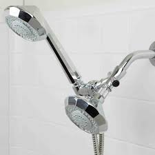 Home Basics Dual Shower Massager Set Shower Heads Dual Shower Home Basics