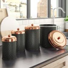 Black And Copper Kitchen Accessories Pin On Home