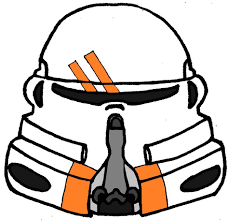 Clone Trooper Helmet 2nd Airborne Company Star Wars Helmet Star Wars Art Star Wars Clone Wars